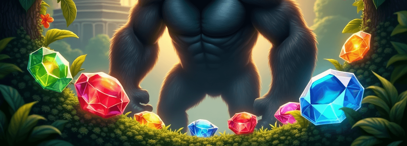 Action Boost Gorilla Gems Slot Review: RTP, Features and Bonuses