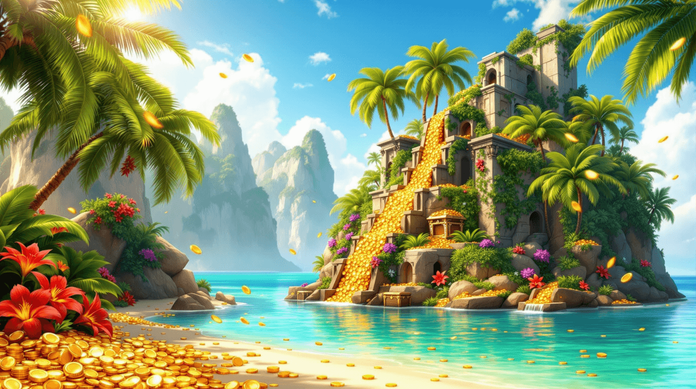 Cash Falls Island Bounty Slot Game Review