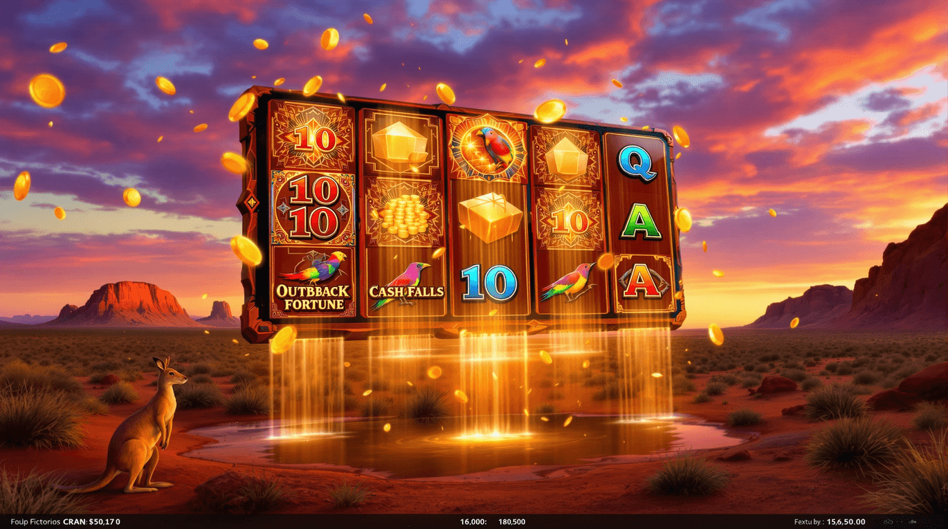 Cash Falls Outback Fortune Slot Game Review